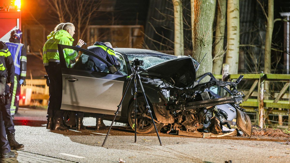Automobilist (19) uit De Fryske Marren overleden bij ongeluk Rotsterhaule