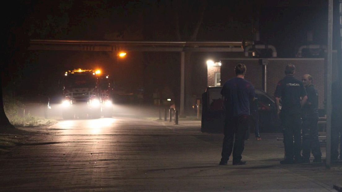 Brandweer in actie bij Ten Cate Nijverdal