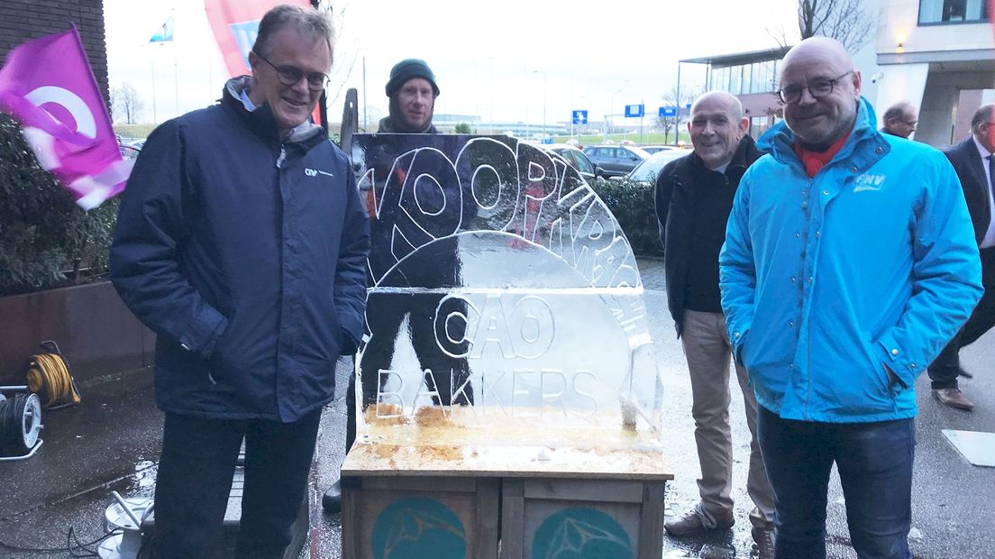 IJssculptuur bij cao-actie.