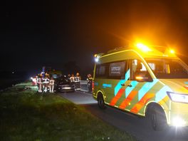 Ongeluk op A28 bij de Wijk