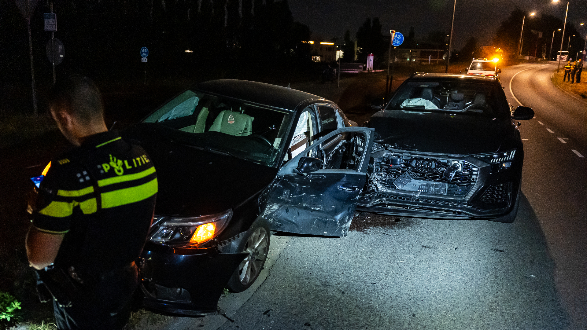 De schade aan de auto's is aanzienlijk