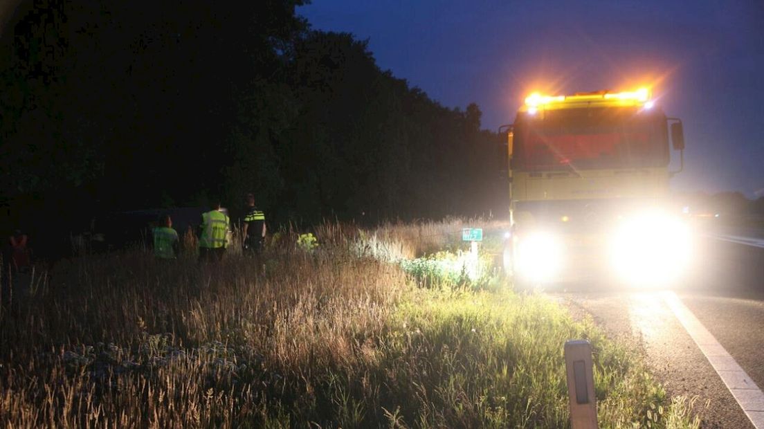 Berger trekt bestelwagen uit de sloot bij Bathmen