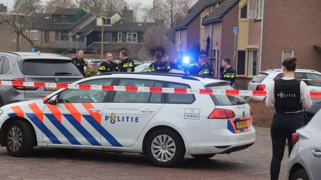 Politieagenten in Nijkerk.