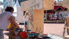 In beeld: kinderen tonen creativiteit op de kermis en binnenstad is klaar voor festival