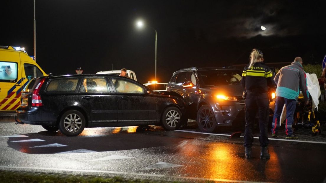 Auto in de flank geraakt door andere auto