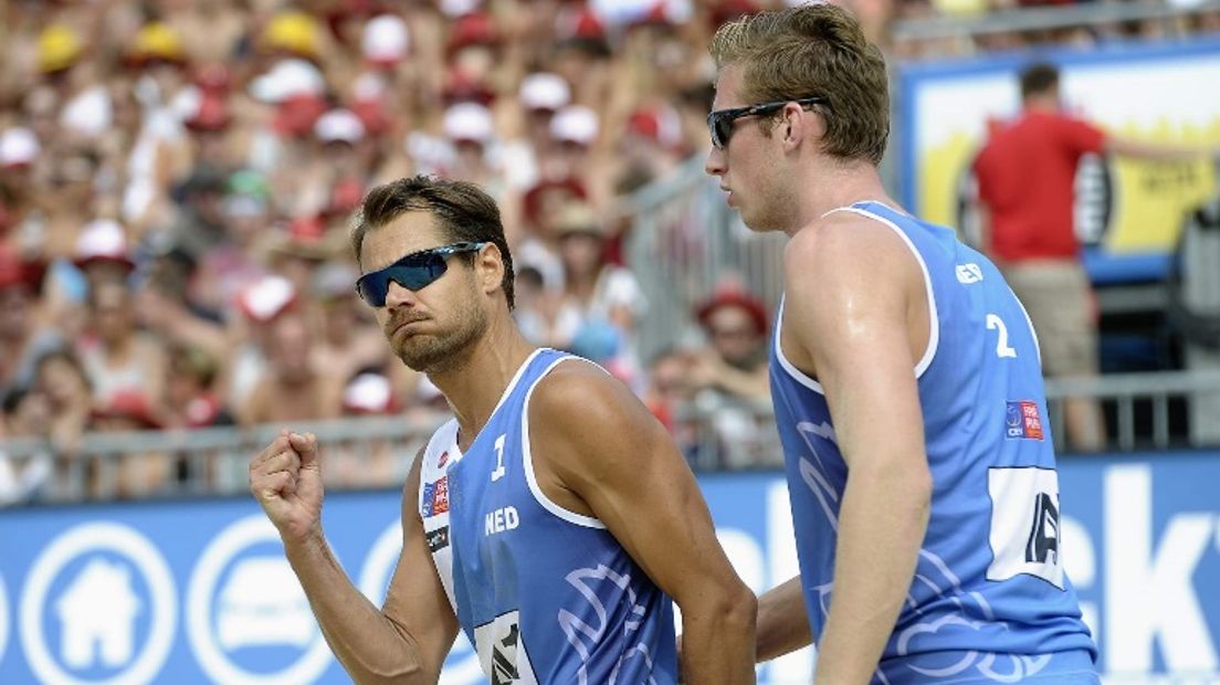 Christiaan Varenhorst (r) en Reinder Nummerdor (Rechten: Nevobo)