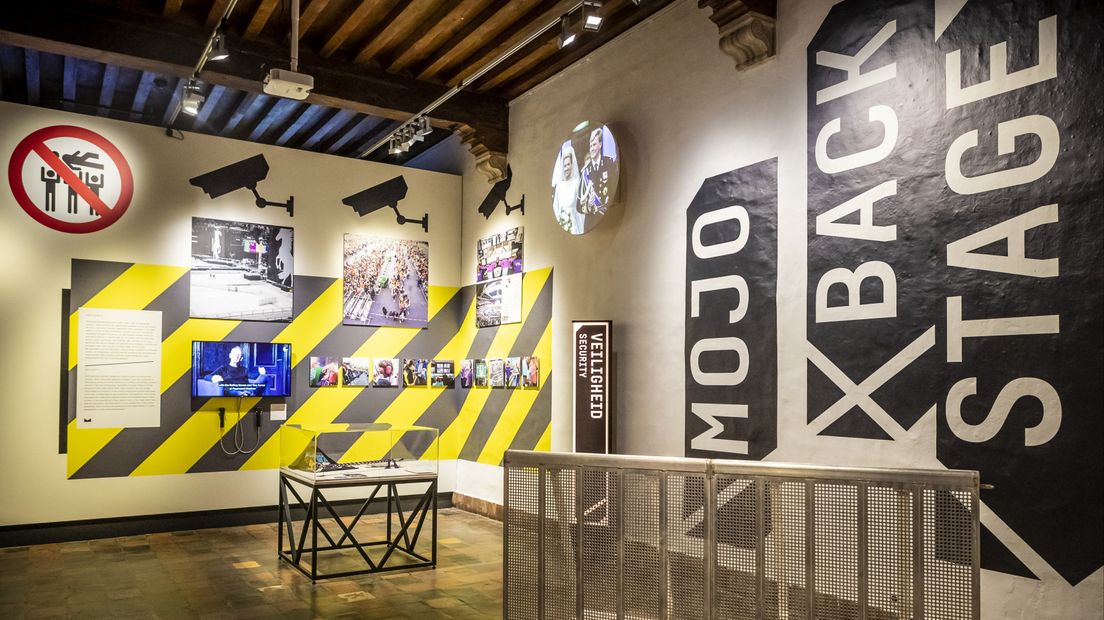 De tentoonstelling Mojo Backstage in 2019