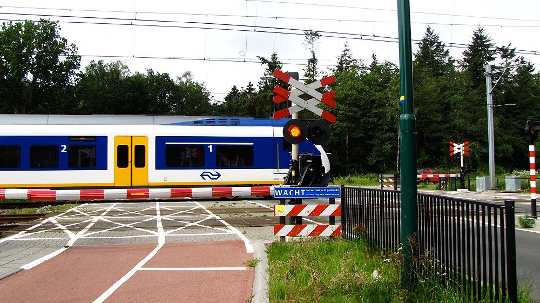 Sprinter tussen Utrecht en Baarn.