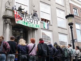 Demonstranten bezetten gebouw Universiteit Utrecht