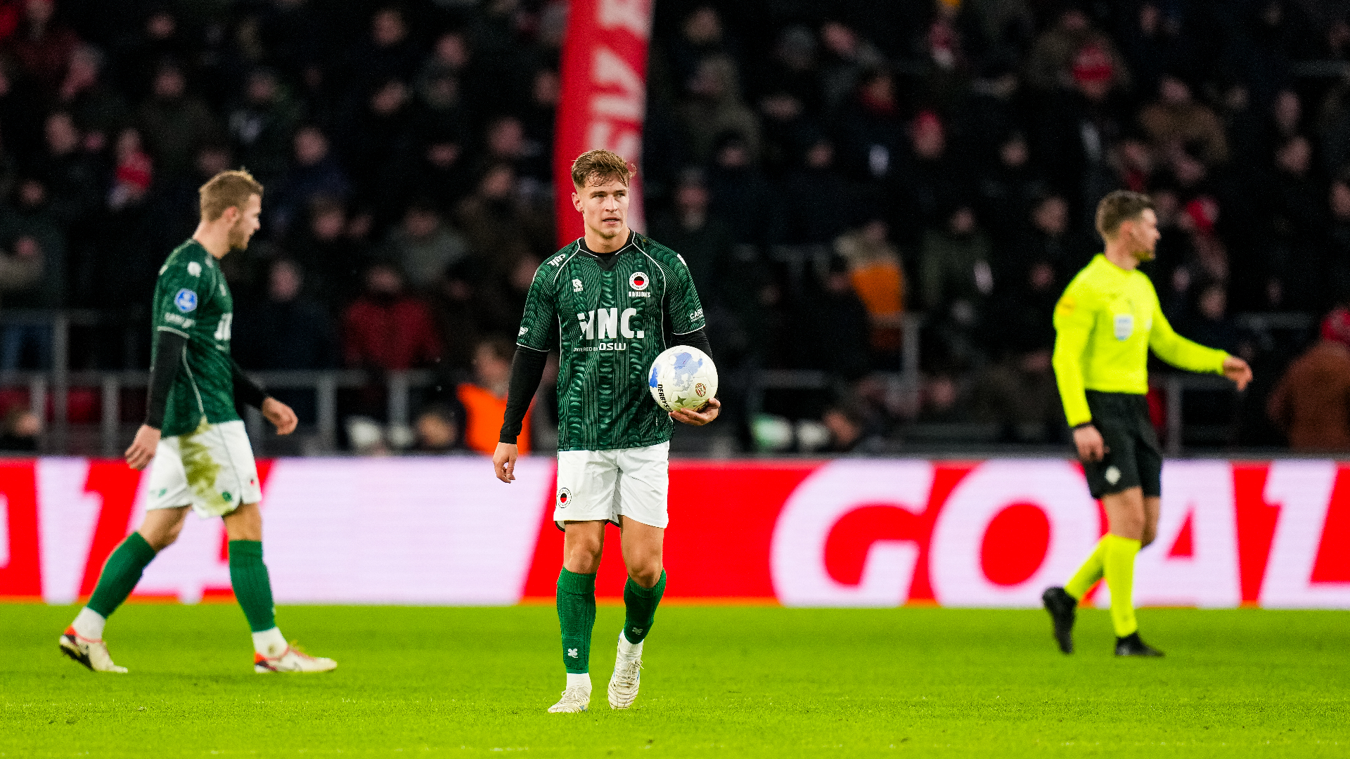 Excelsior baalt nadat PSV voor de vijfde keer heeft gescoord.