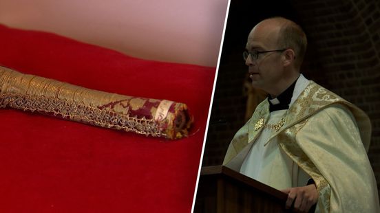 Sinds oorlog vermist: bot van heilige Sint Werenfridus terug in kerk Elst