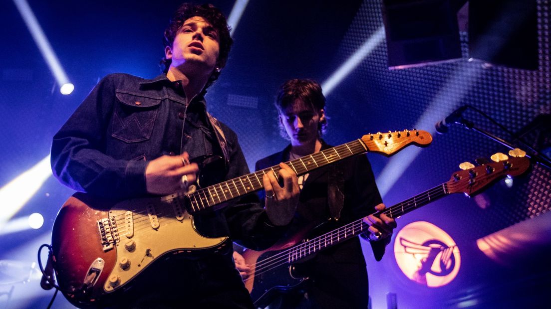 De Ierse band Inhaler met leadzanger Elijah Hewson (zoon van Bono) tijdens ESNS 2020