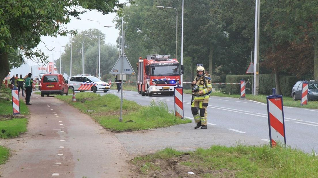 Het gaslek is onstaan door graafwerkzaamheden