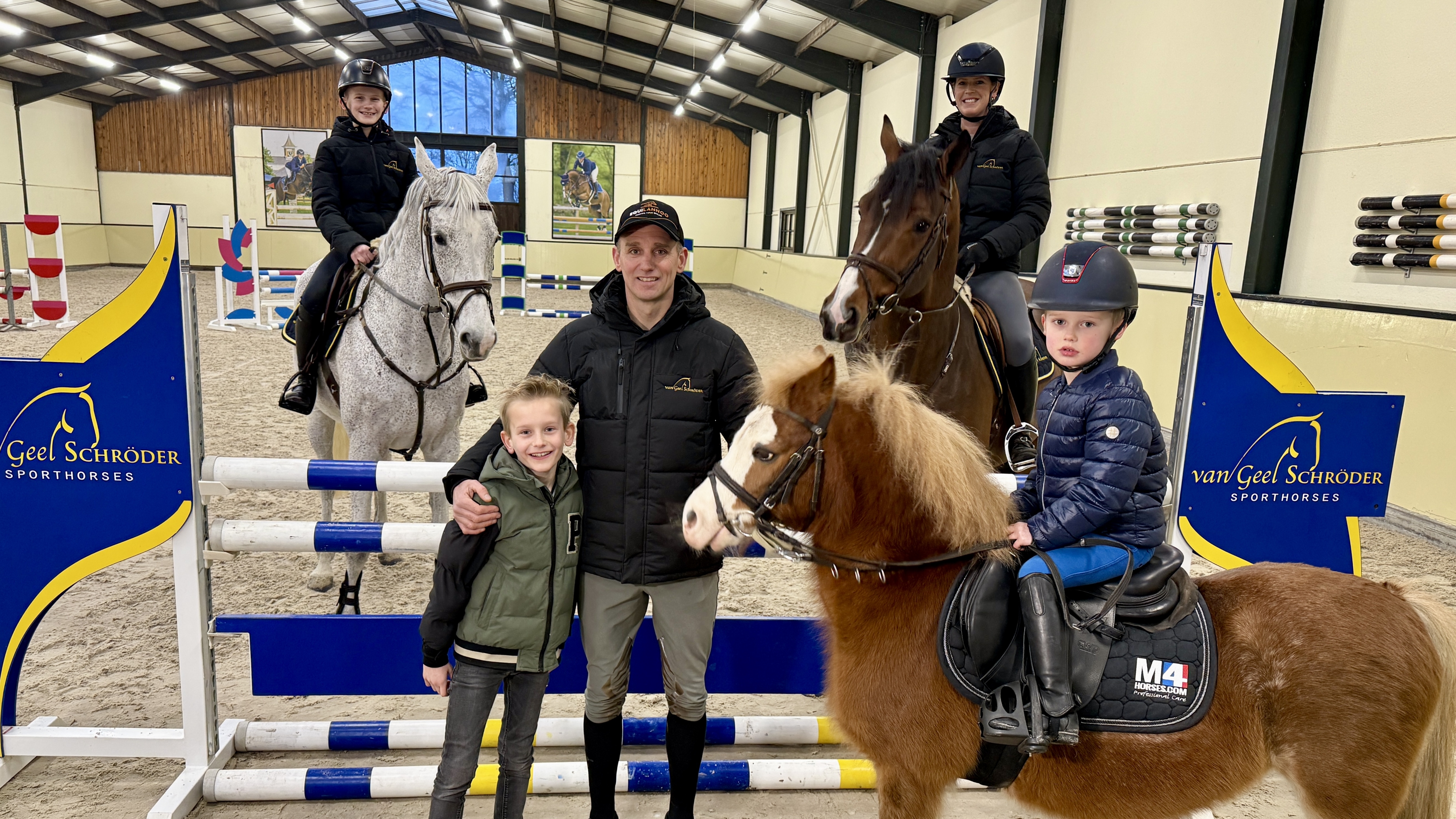 Springruiters Daan van Geel en Mareille Schröder hebben hun genen verrassend goed overgedragen