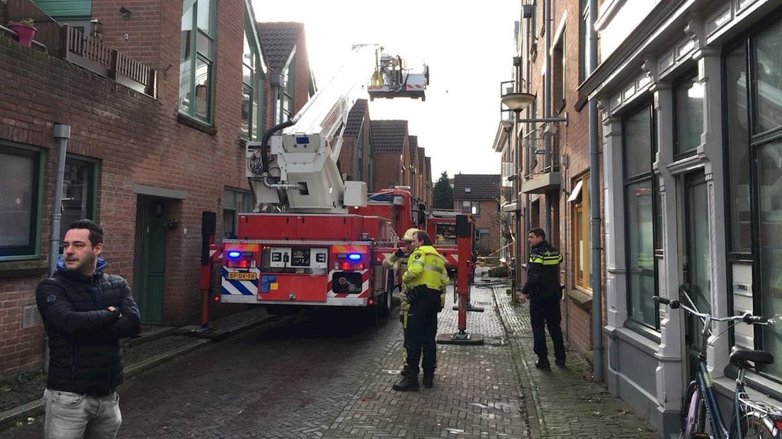 Brand in binnenstad Deventer