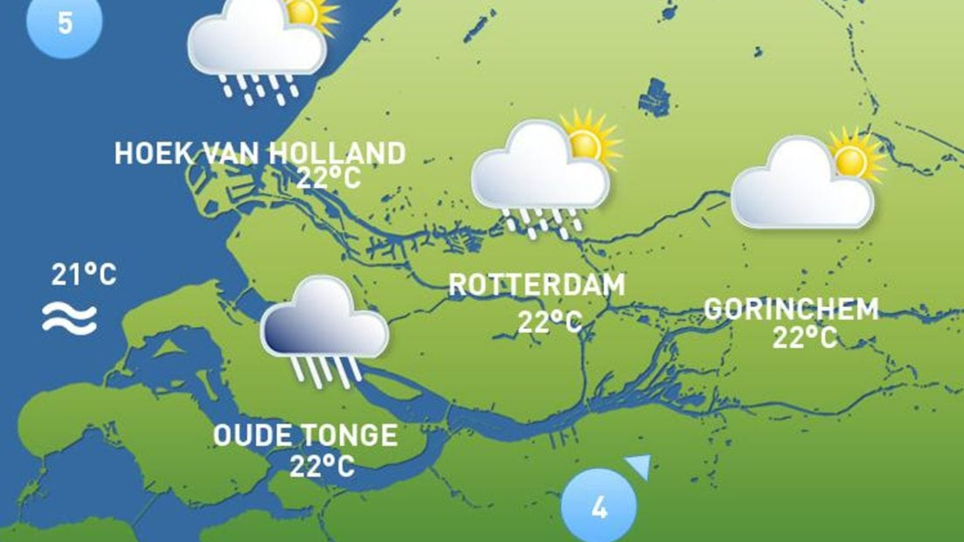 Het weer van zaterdag 29 augustus 2026