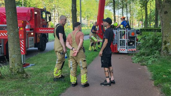 Tak valt bijna op meisje • brand in verpleeghuis