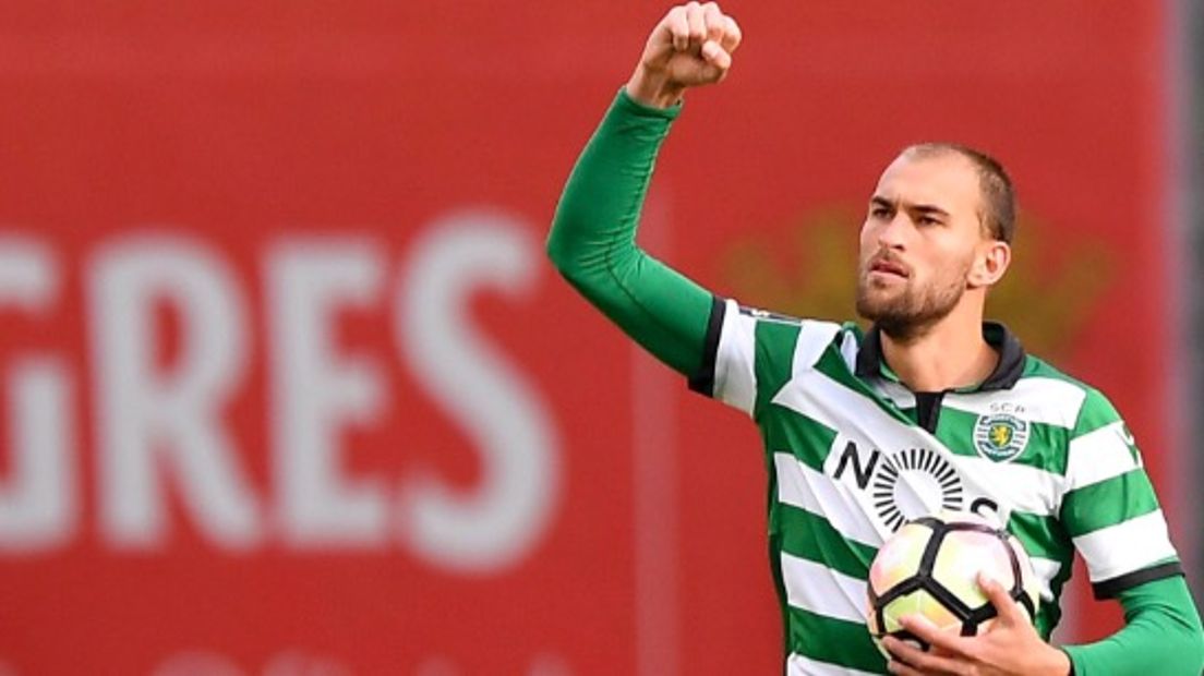 Bas Dost beleefde een topseizoen in Portugal bij Sporting (Rechten: EPA/HUGO DELGADO)