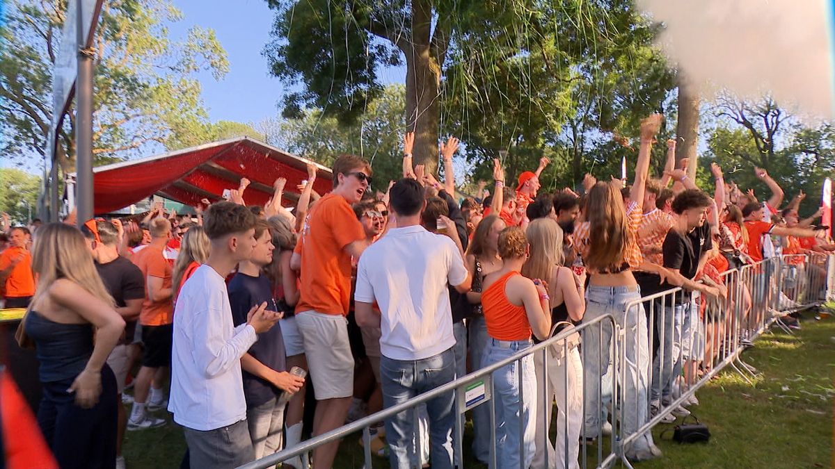 Feest in Kloetinge bij Nederland - Zweden: 'We worden wereldkampioen!'
