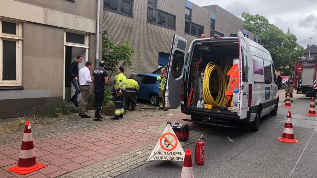 Liander is druk met het gaslek in Apeldoorn.