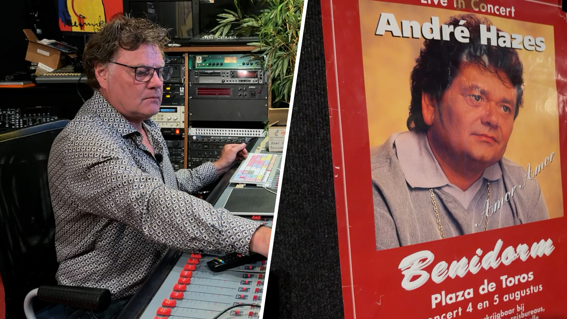 Opname uniek concert André Hazes lag jarenlang in een kast in Spakenburg