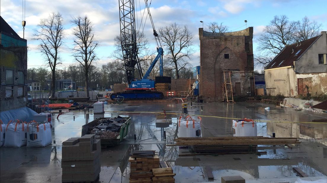 Archieffoto bouwplaats De Viking in Deventer