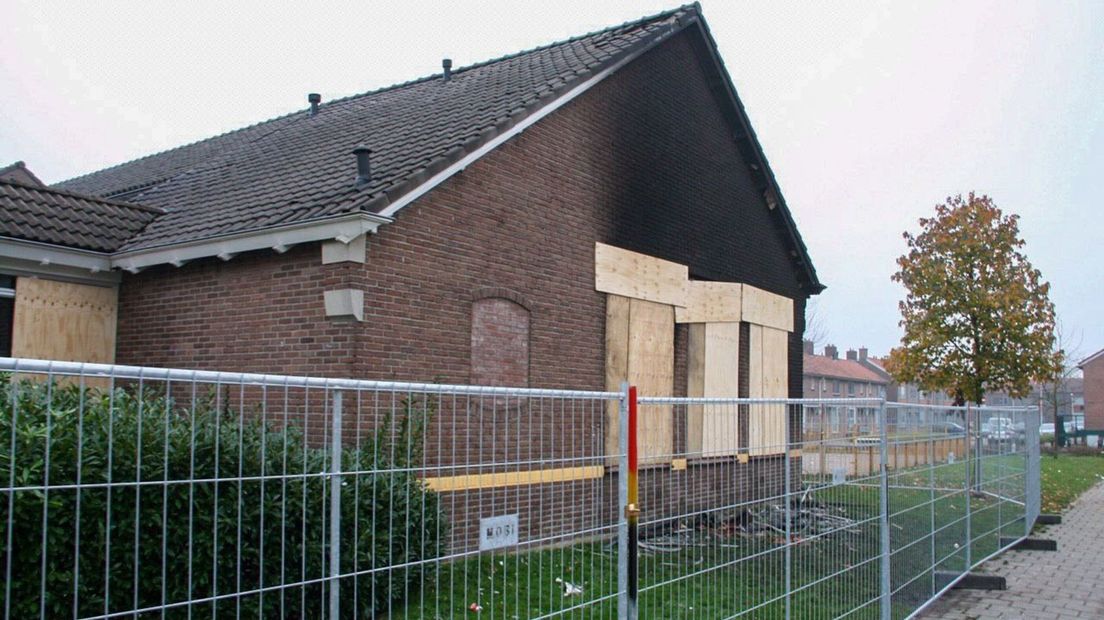 Flinke schade aan de school in Hoogeveen (Rechten: De Vries Media)