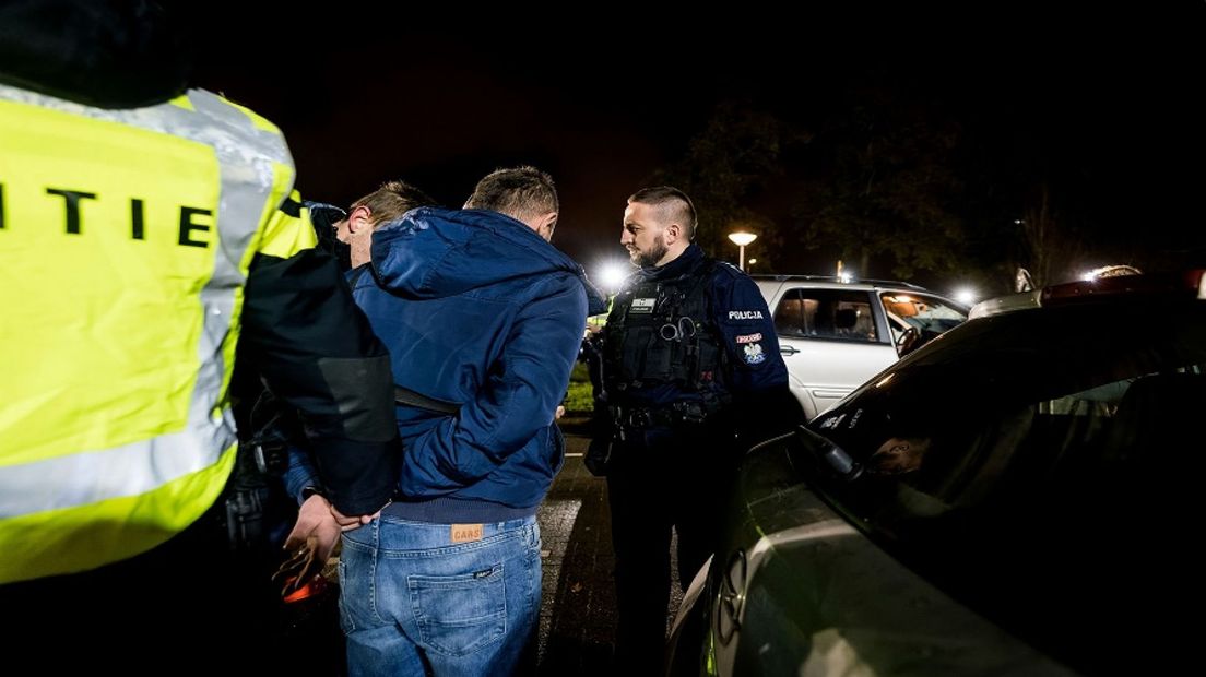 Een aanhouding in samenwerking met de Poolse politie