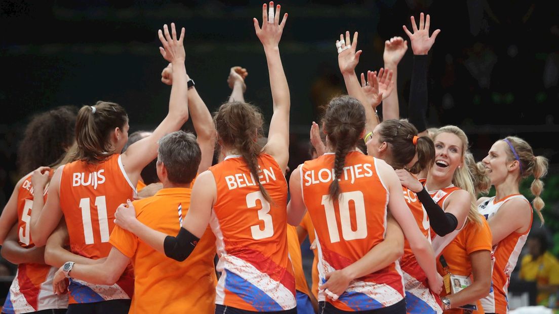 De Nederlandse volleybalsters