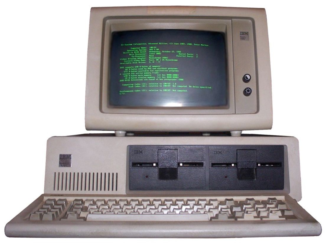 Een IBM PC 5150 uit 1981