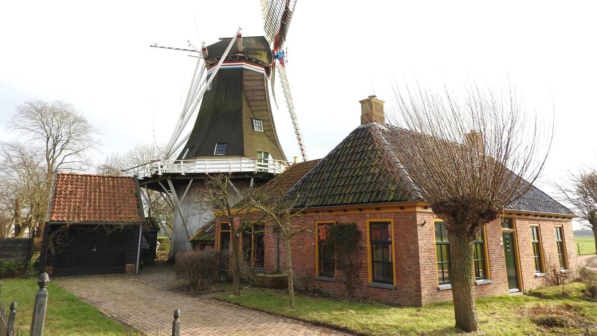 Molenaarswoning in Westerwijtwerd wordt een vakantiehuis