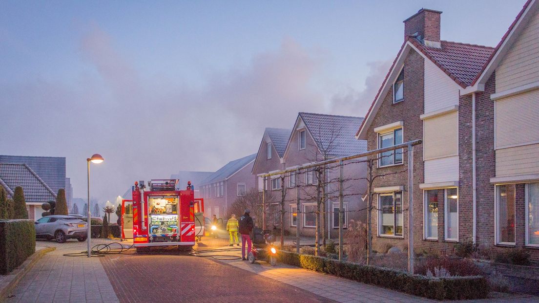 Tuinhuisje verwoest door brand in IJsselmuiden