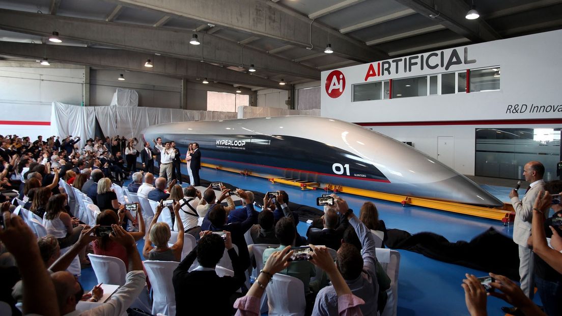 In Spanje werd onlangs een concept voor een cabine voor een hyperloop gepresenteerd