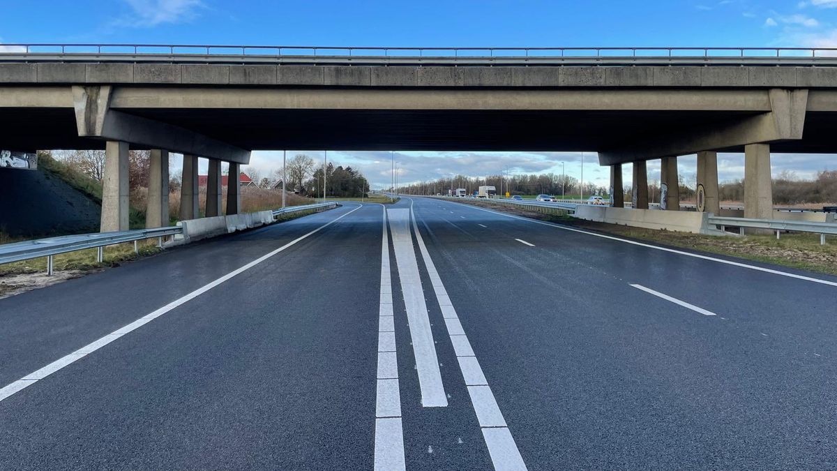Onderhoud aan A7 tussen Joure en Sneek is klaar