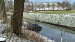 112-nieuws: Auto glijdt de sloot in in Uithuizen • Automobilist in de vangrail op A7