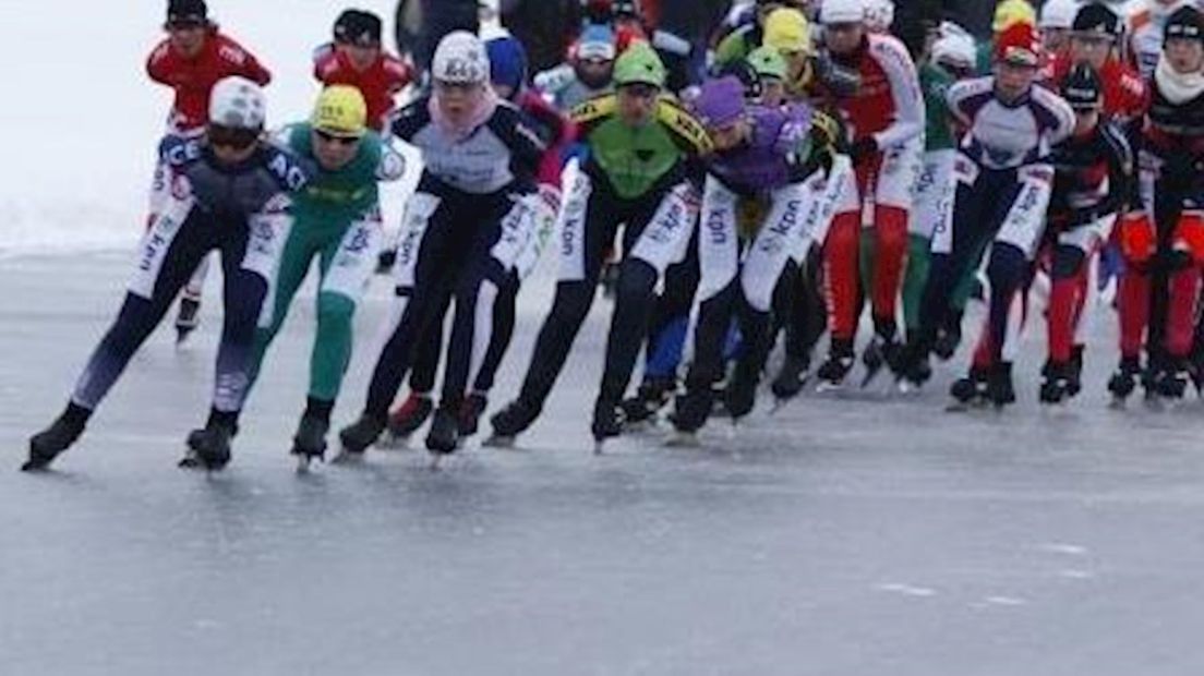 Schaaten op natuurijs