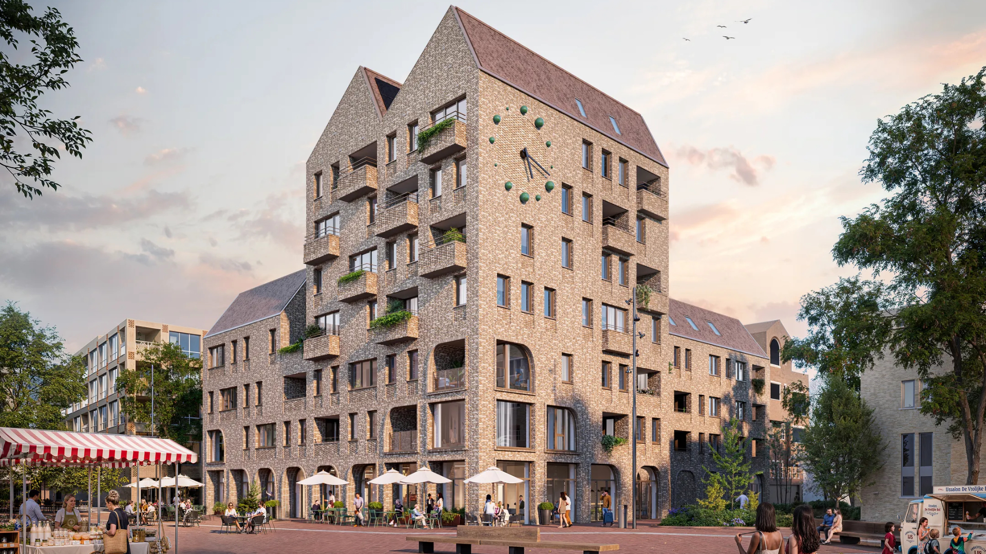 De verkoop van de 36 woningen is op 14 september officieel van start gegaan.