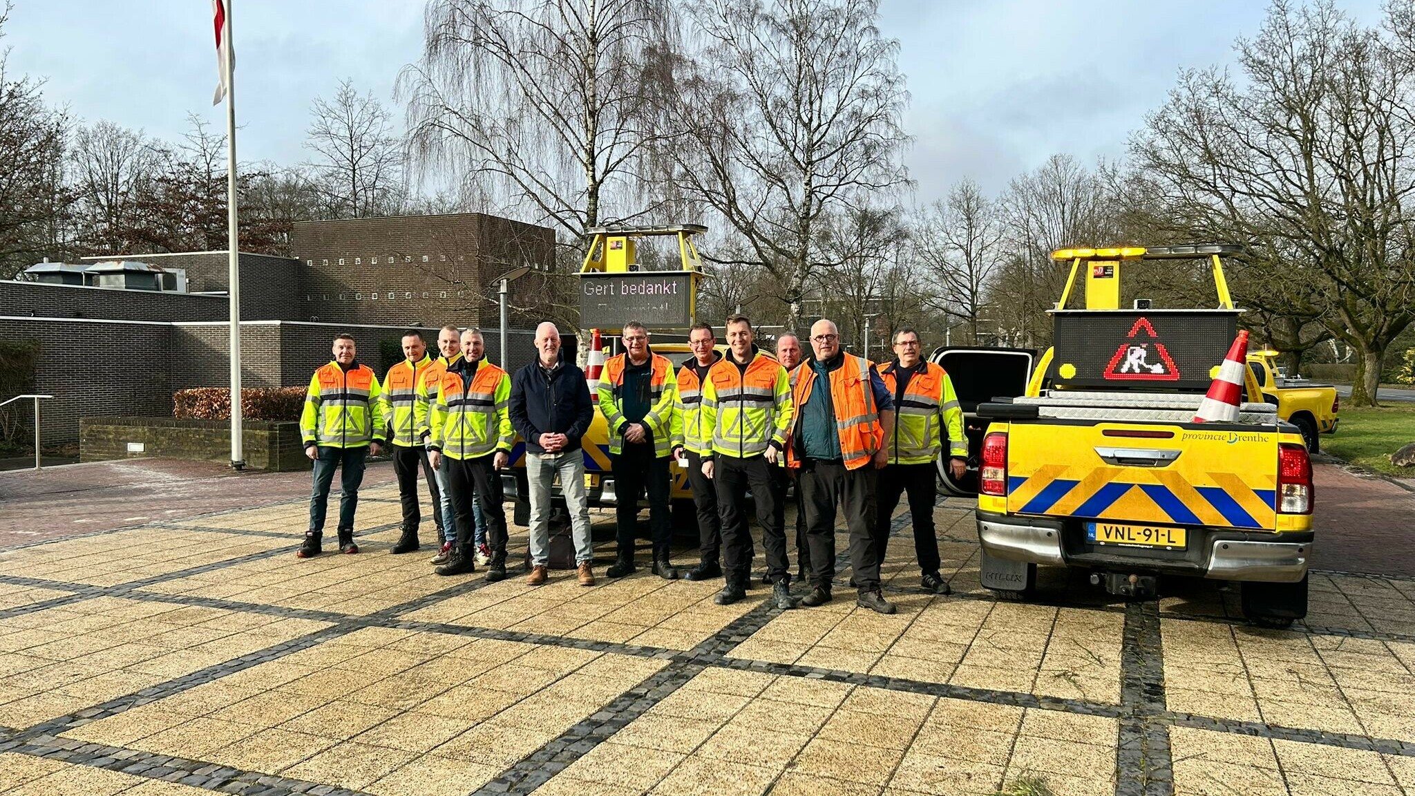 Op je laatste werkdag over de weg rijden waar het allemaal begon: het overkwam Gert Drent
