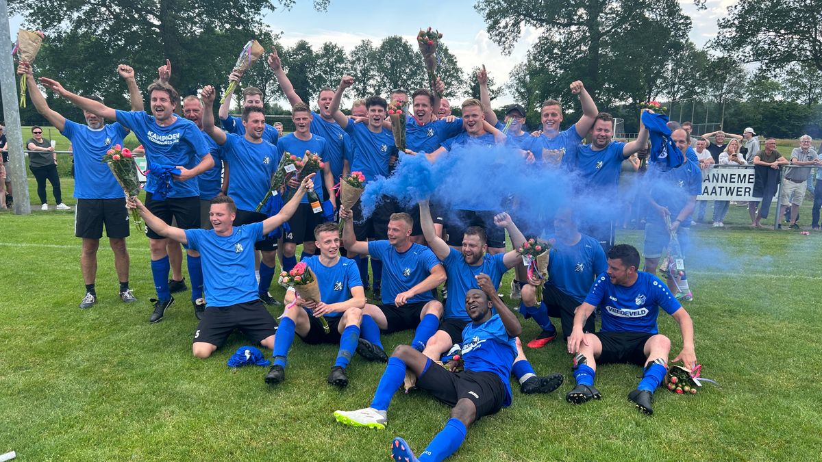 Hoogersmilde pakt titel in 5A na ruime zege op BEW