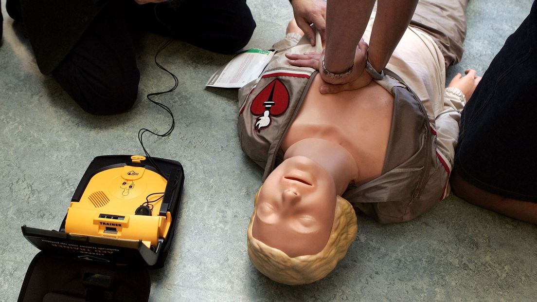 Reanimeren met behulp van een AED