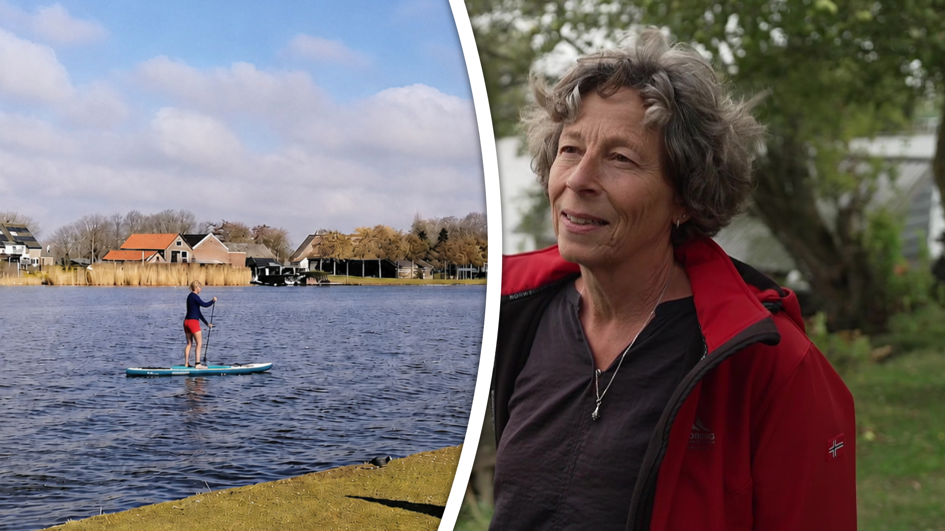 Ellen, die aan de Waal woont, is niet bang voor chemische stoffen: “Ik ga het water niet mijden.”