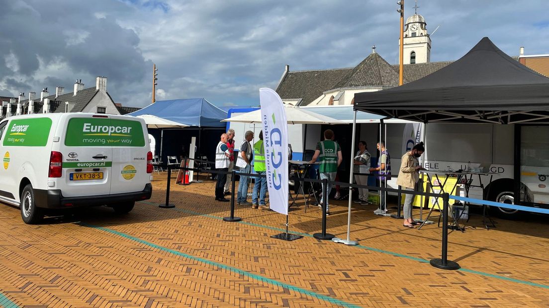 De vaccinatiebus in Katwijk
