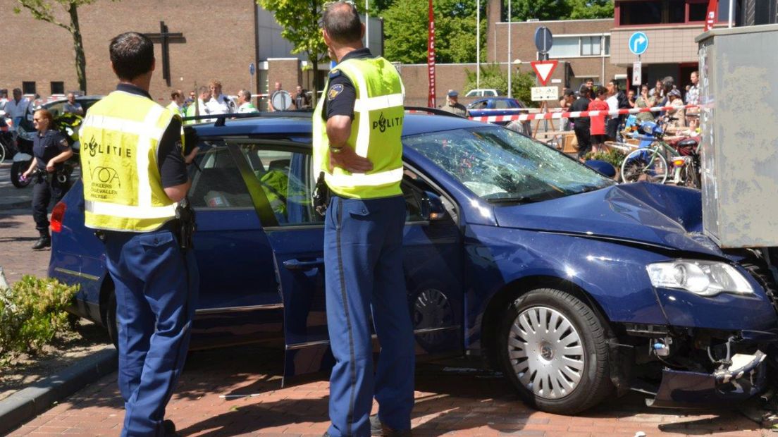 Volgens omstanders was de aanrijding een 'aanslag'.