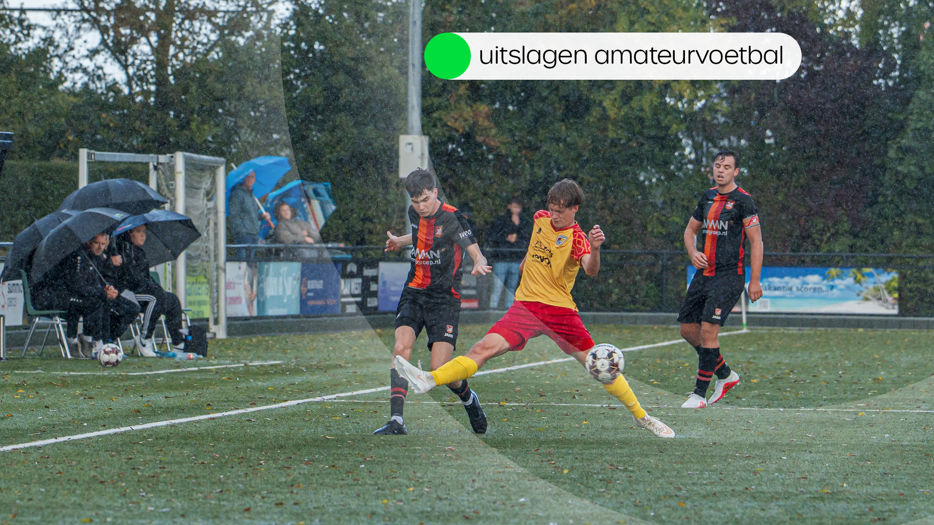 Uitslagen amateurvoetbal zaterdag 17 oktober