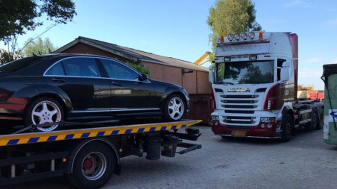 In beslag genomen auto in Montfoort.