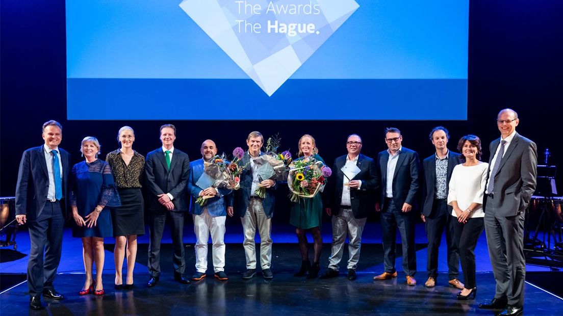 De winnaars van The Hague Awards 2018.