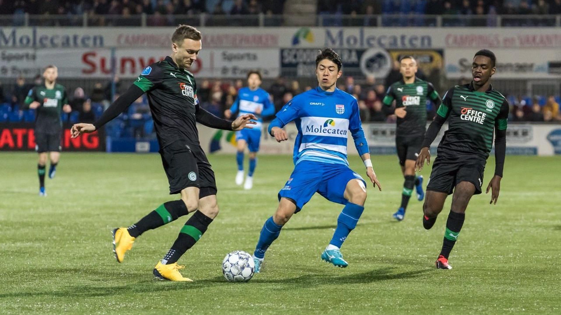 Warming-up: FC Groningen - PEC Zwolle - RTV Noord