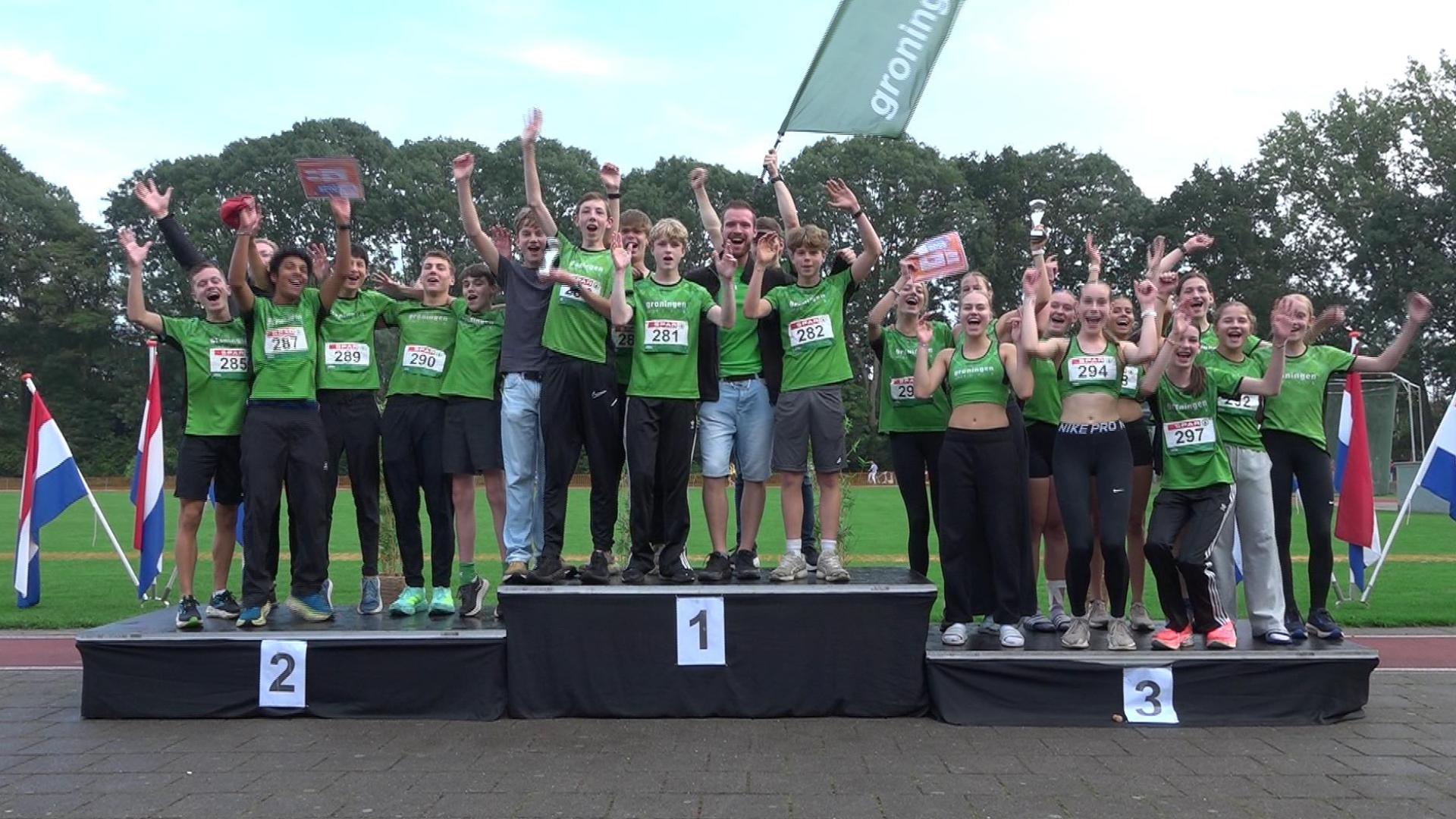 De pareltjes van Groningen Atletiek schitteren in het Stadspark: 'Het wordt steeds populairder'