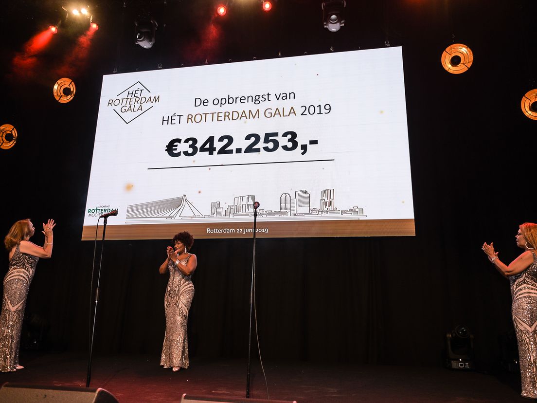 Bij de tweede editie van het Rotterdam Gala is 342.253 euro opgehaald.