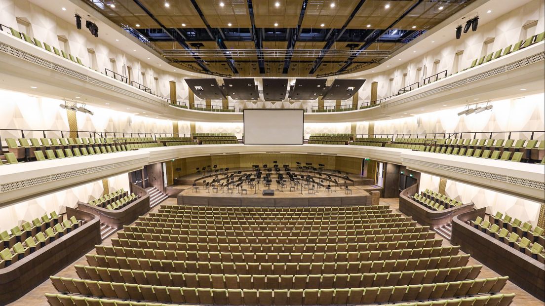 Zo ziet de concertzaal van Amare eruit